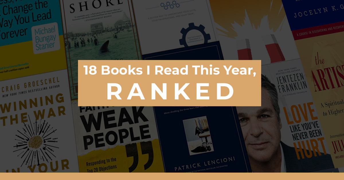 18 books ranked