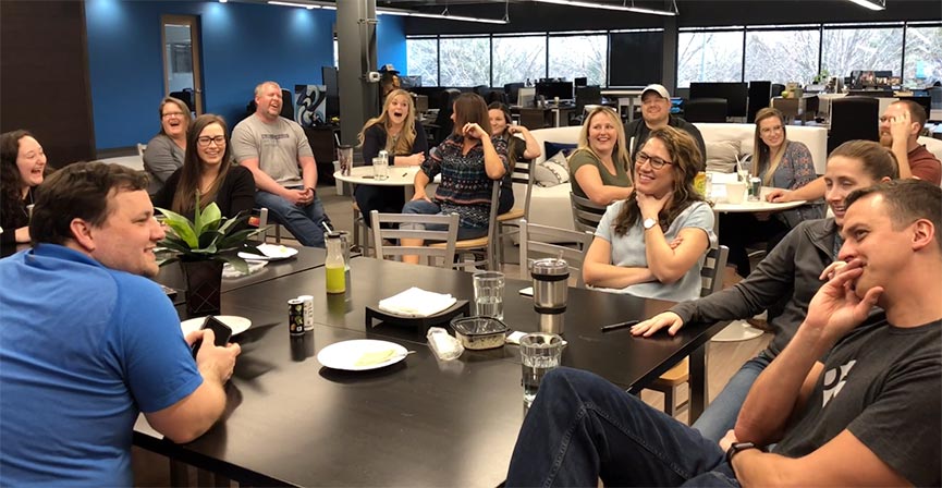 team with a good company culture team with a good company culture